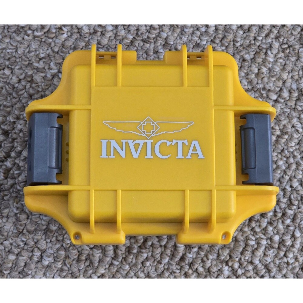 Invicta  Single Slot Impact Resistant Yellow Collector Diver Watch Case